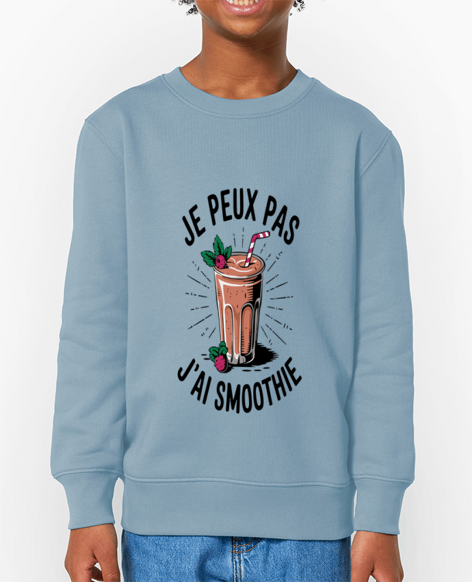Sweat-shirt enfant je peux pas j'ai smoothie Par  bwilfy
