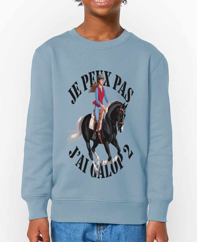Sweat-shirt enfant je peux pas j'ai galop2 Par  bwilfy