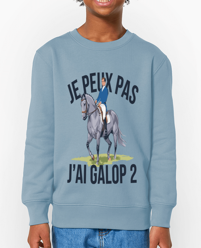 Sweat-shirt enfant je peux pas j'ai galop 2 Par  bwilfy