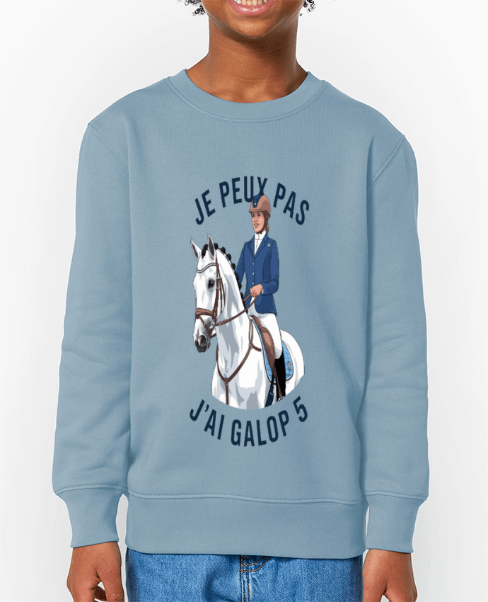 Sweat-shirt enfant je peux pas j'ai galop5 Par  bwilfy