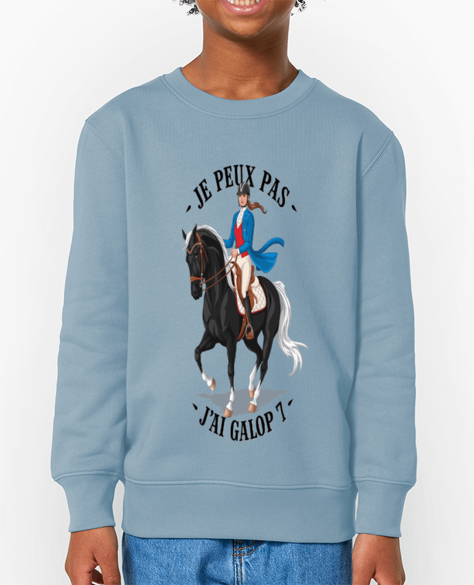 Sweat-shirt enfant je peux pas j'ai galop 7 Par  bwilfy