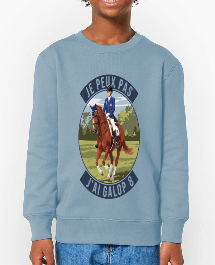 Sweat-shirt enfant je peux pas j'ai galop 8 Par  bwilfy