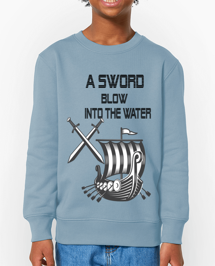 Sweat-shirt enfant a sword blow into the water Par  Excalibur