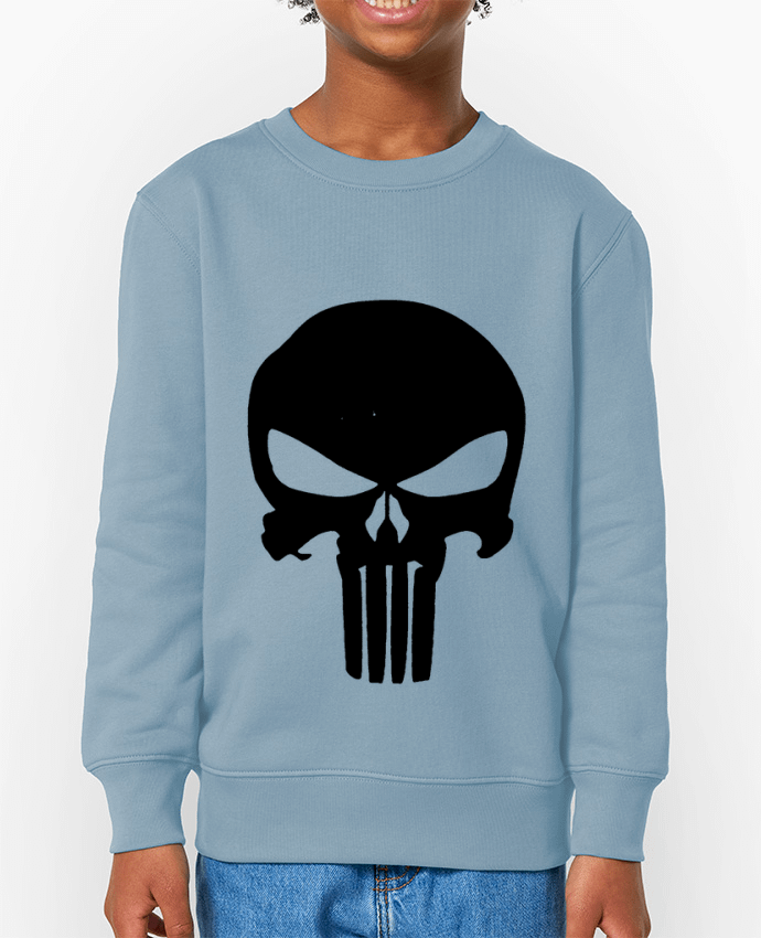 Sweat-shirt enfant Punisher blanc Par  Almo The Best