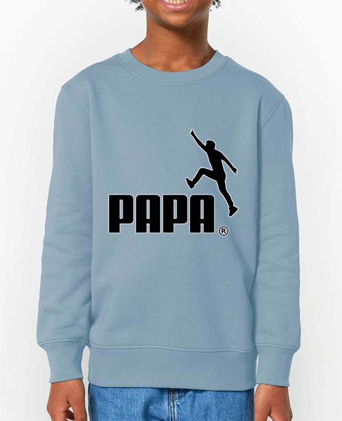 Sweat-shirt enfant Papa noir Par  JYR Studios