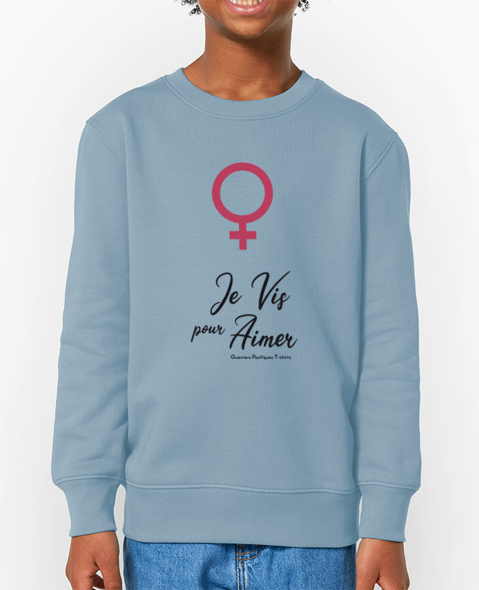 Sweat-shirt enfant Vénus > Aimer Par  Guerriers Pacifiques