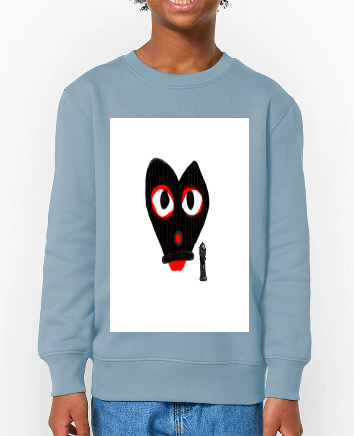Sweat-shirt enfant maské1 Par  ouassxx