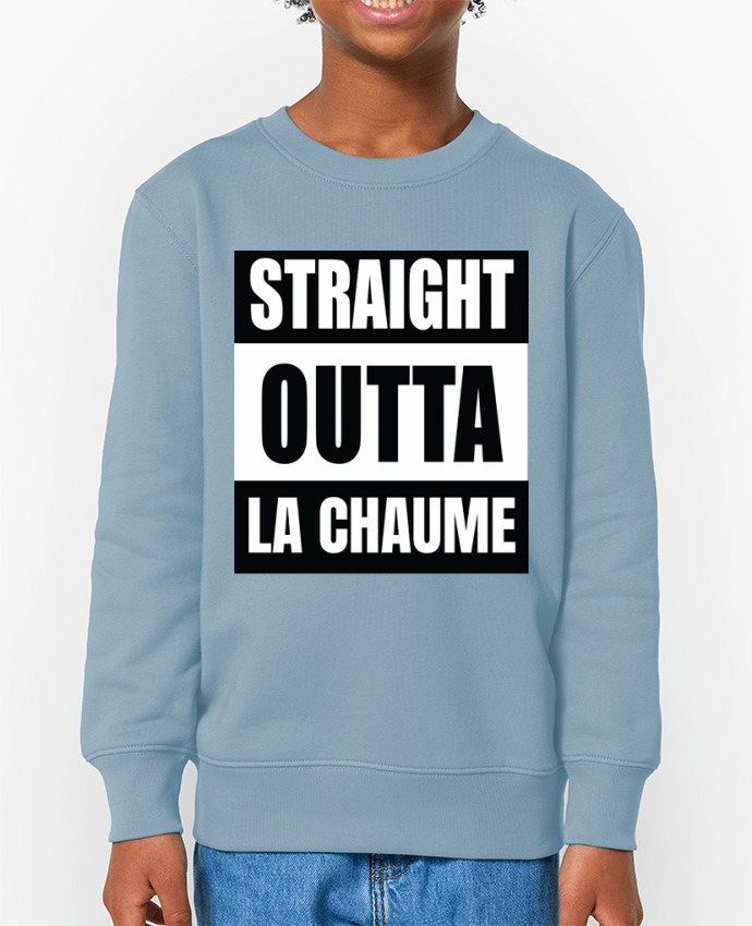 Sweat-shirt enfant Straight outta La Chaume Par  Cheerocki