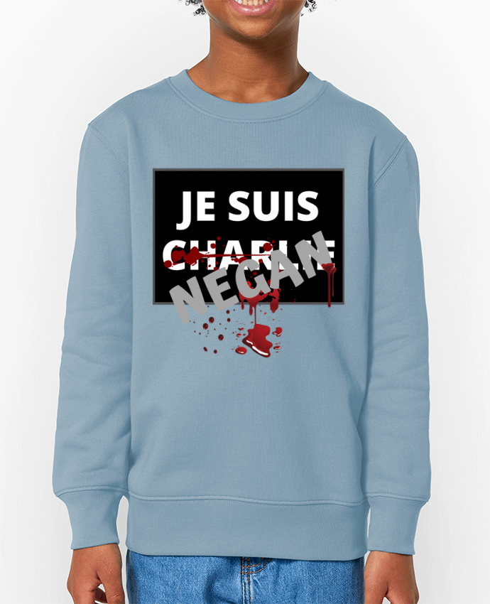 Sweat-shirt enfant Je suis Charlie Negan Par  Cheerocki
