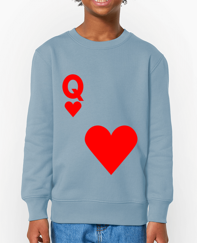 Sweat-shirt enfant La Dame de coeur - Idée cadeau Par  IPUAL - La Boutique