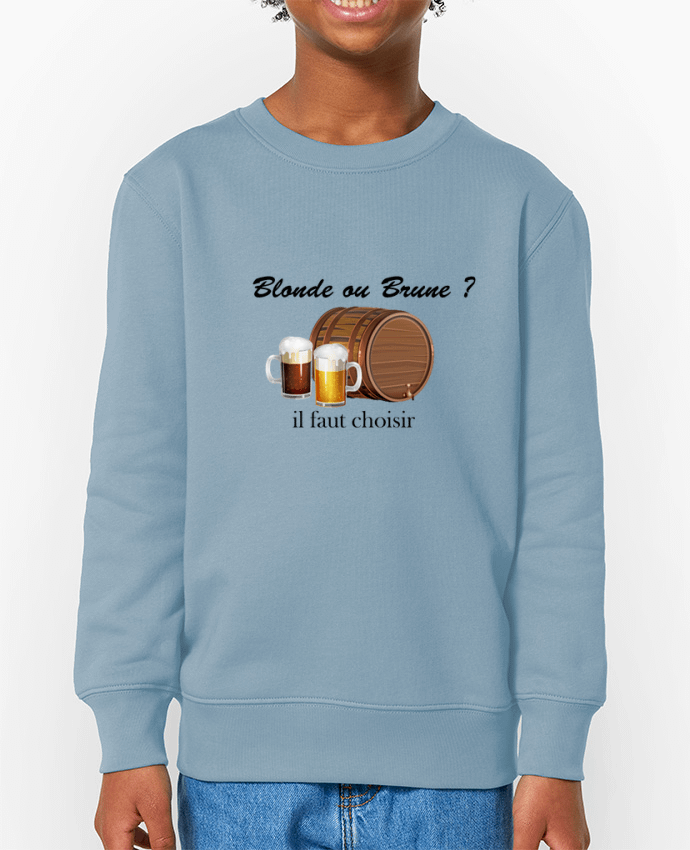 Sweat-shirt enfant Blonde ou Brune ? il faut choisir Par  Frenchydesign