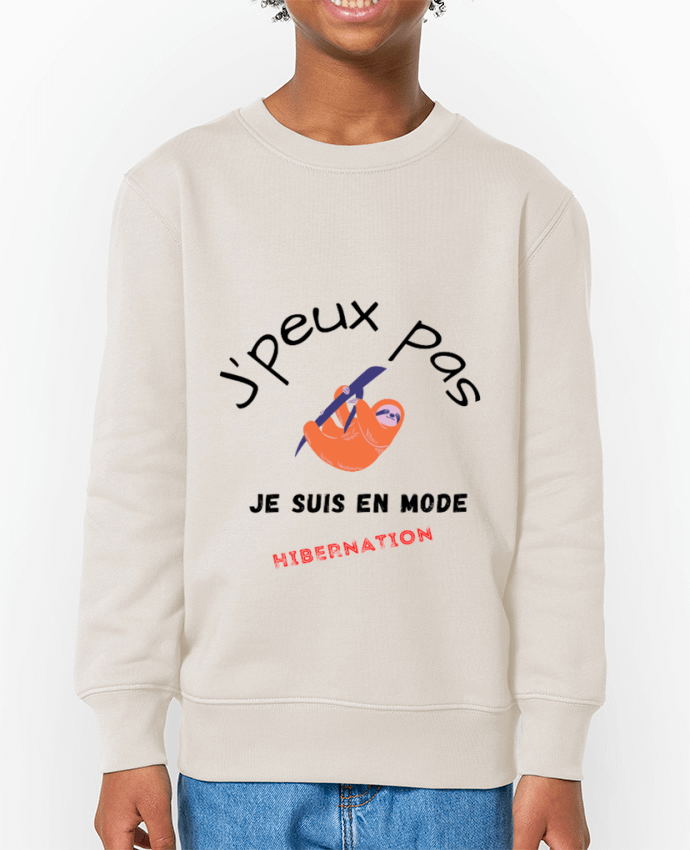 Sweat-shirt enfant je peux pas, je suis en mode hibernation Par  Fridaé