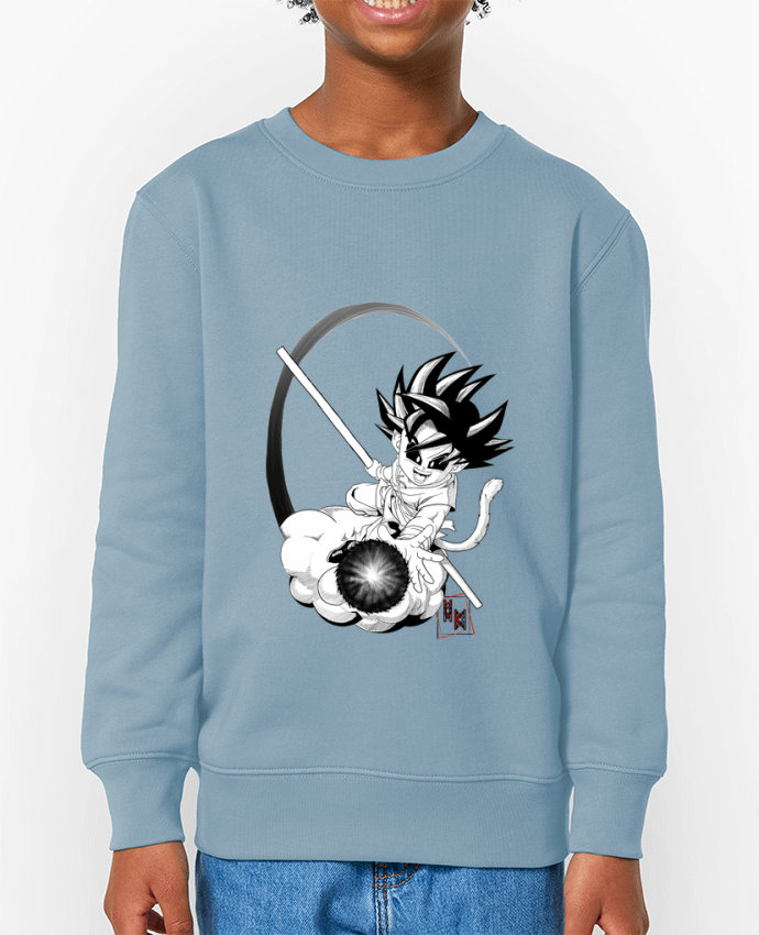 Sweat-shirt enfant Goku Dark Par  Viko Tattoo
