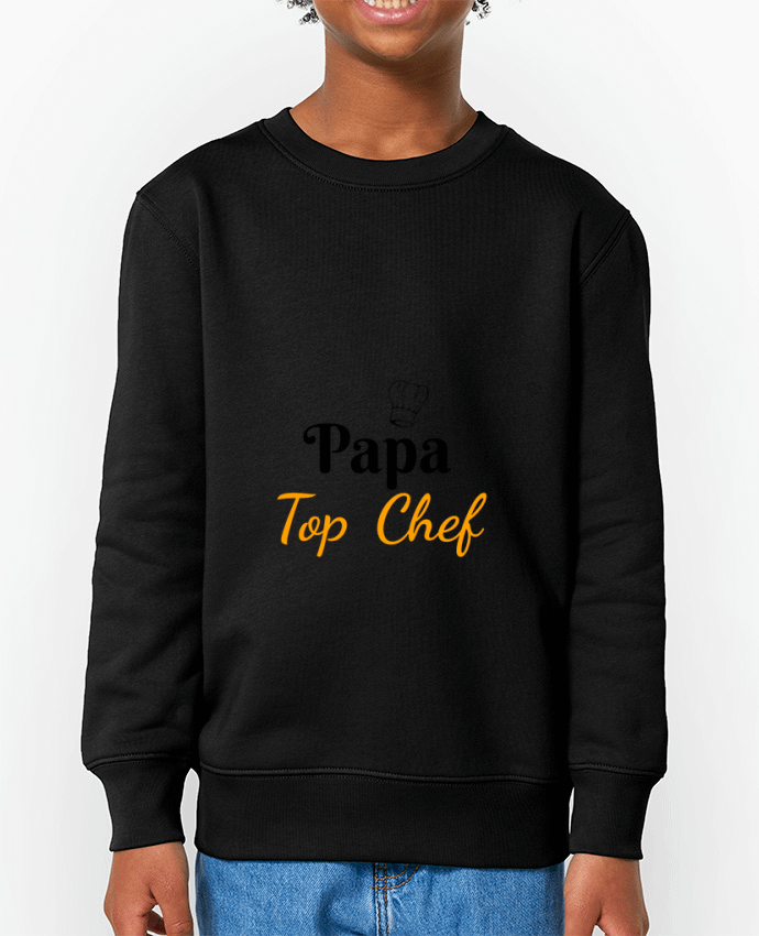 Sweat-shirt enfant Papa Top Chef Par  Seb337413