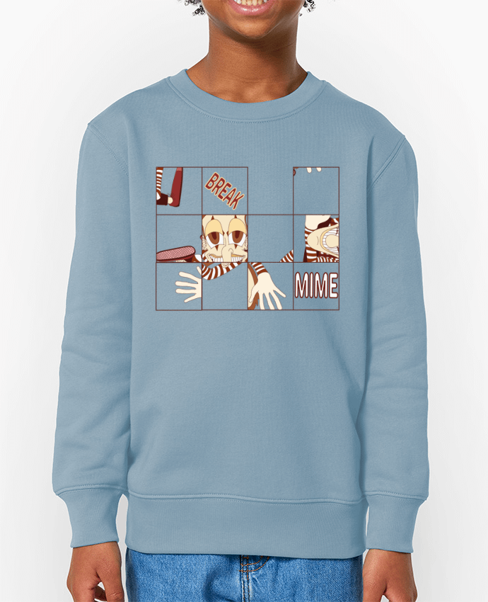 Sweat-shirt enfant BREAK MIME Par  Santiaguen