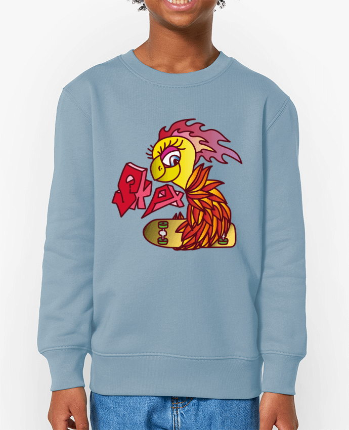 Sweat-shirt enfant SKATING PHOENIX Par  Santiaguen