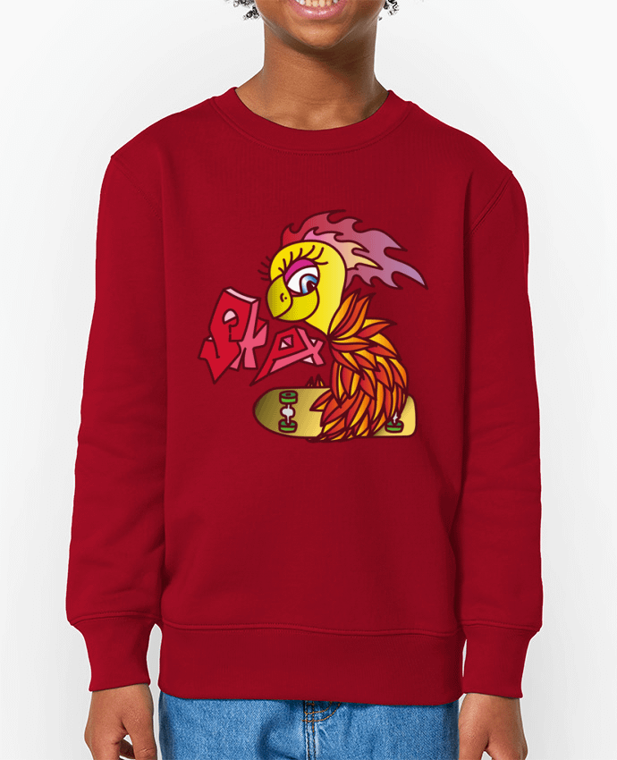 Sweat-shirt enfant SKATING PHOENIX Par  Santiaguen