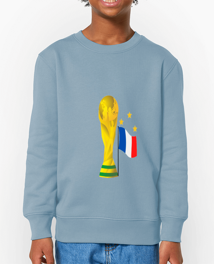 Sweat-shirt enfant Coupe du monde 3 étoiles Par  FMTdesigner