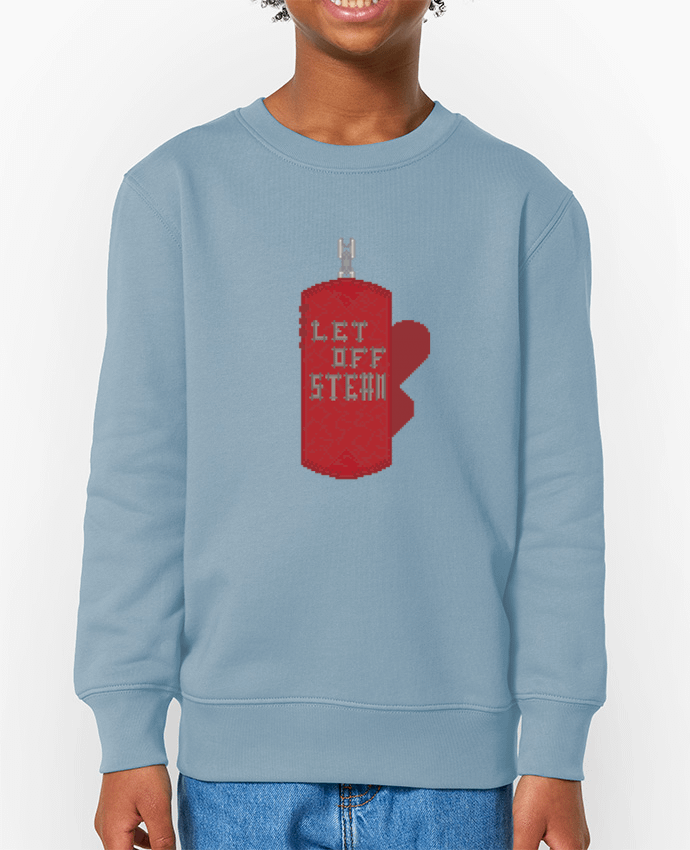 Sweat-shirt enfant LET OFF STEAM Par  Santiaguen
