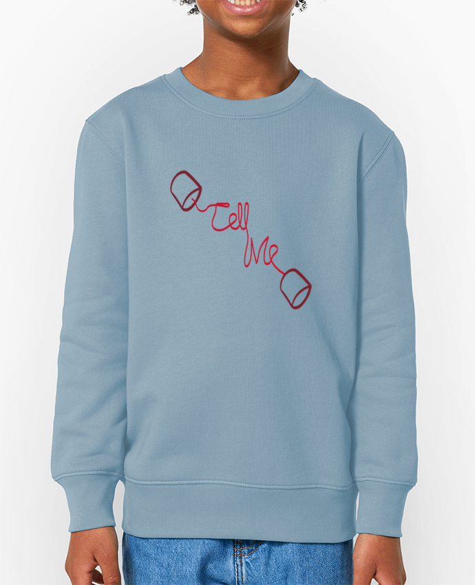 Sweat-shirt enfant TELL ME Par  Santiaguen