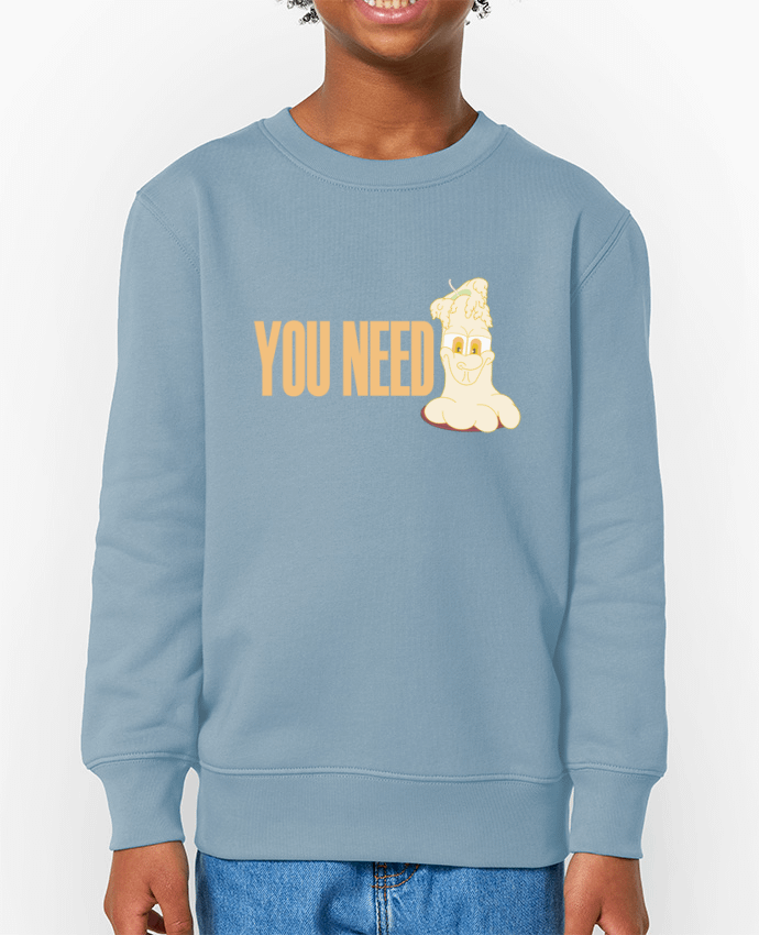 Sweat-shirt enfant YOU NEED Par  Santiaguen