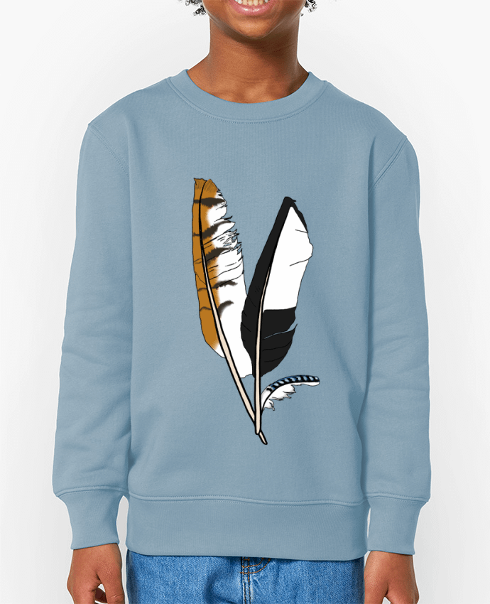 Sweat-shirt enfant Plumes Par  PlasmaPulsar