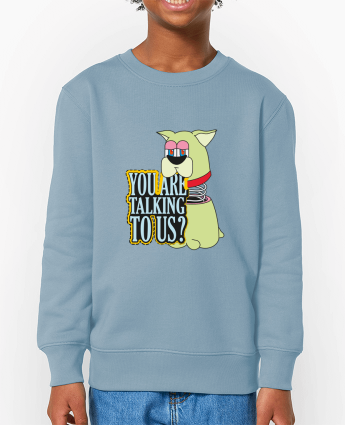 Sweat-shirt enfant TALKING Par  Santiaguen