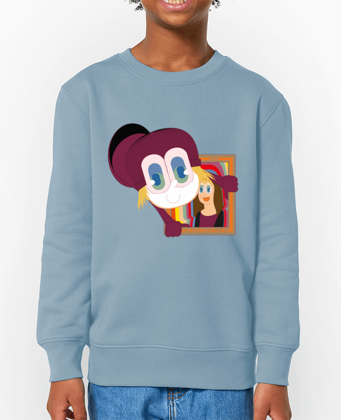 Sweat-shirt enfant SMILE THIEF Par  Santiaguen