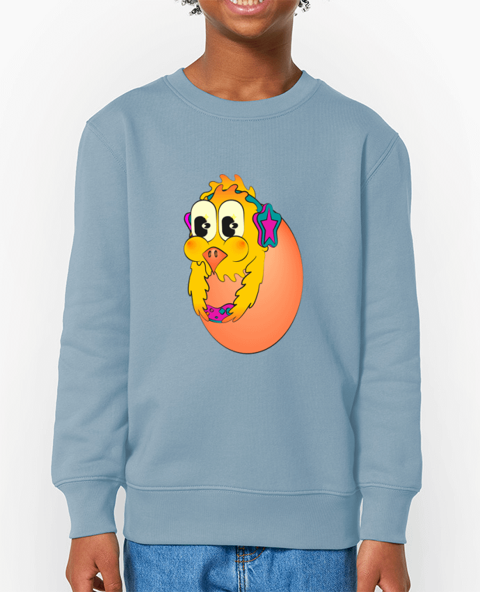 Sweat-shirt enfant A HUEVO Par  Santiaguen
