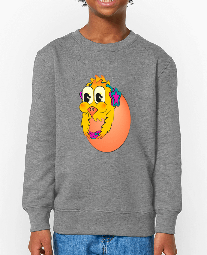 Sweat-shirt enfant A HUEVO Par  Santiaguen