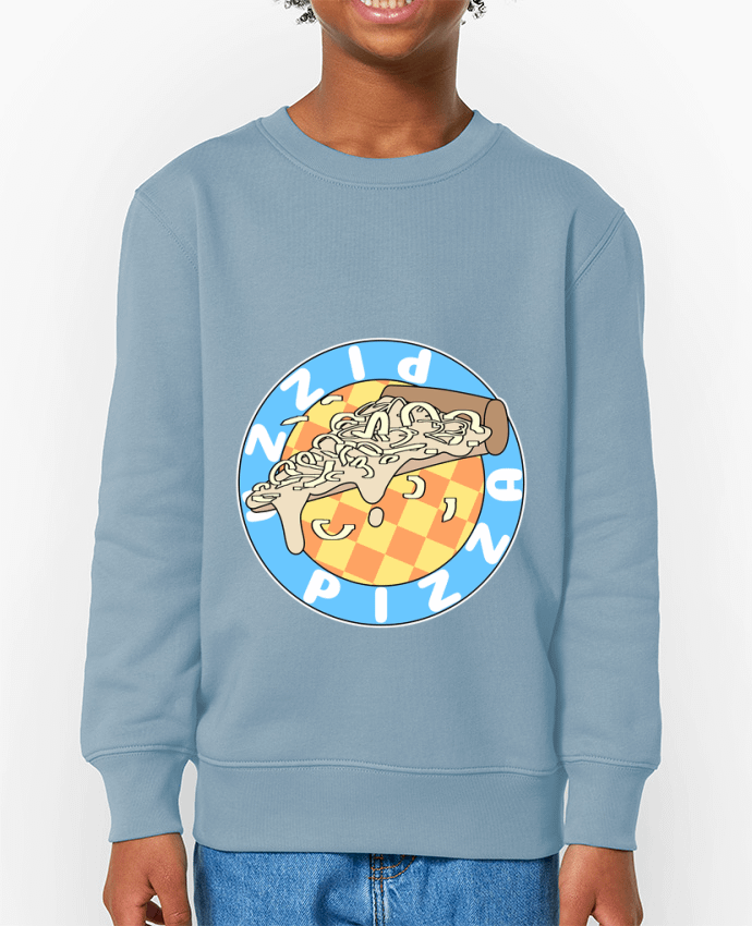 Sweat-shirt enfant Illustrated Pizza Logo Par  Loon
