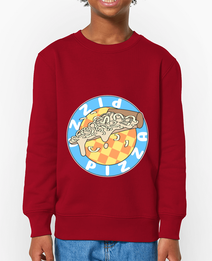 Sweat-shirt enfant Illustrated Pizza Logo Par  Loon