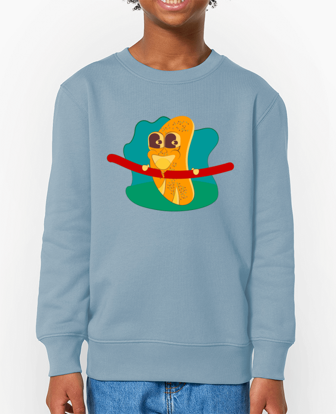 Sweat-shirt enfant BREAD Par  Santiaguen