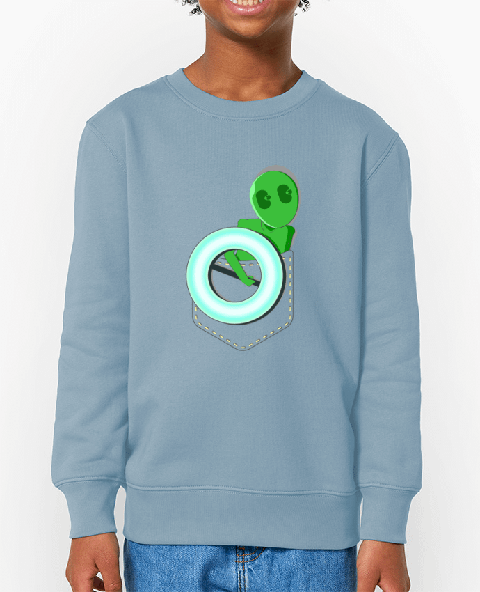 Sweat-shirt enfant LIGHT IN POCKET Par  Santiaguen