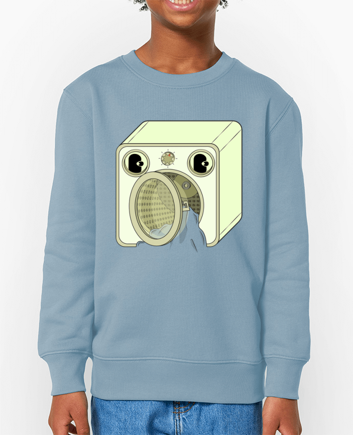 Sweat-shirt enfant SWALLOWING MACHINE Par  Santiaguen