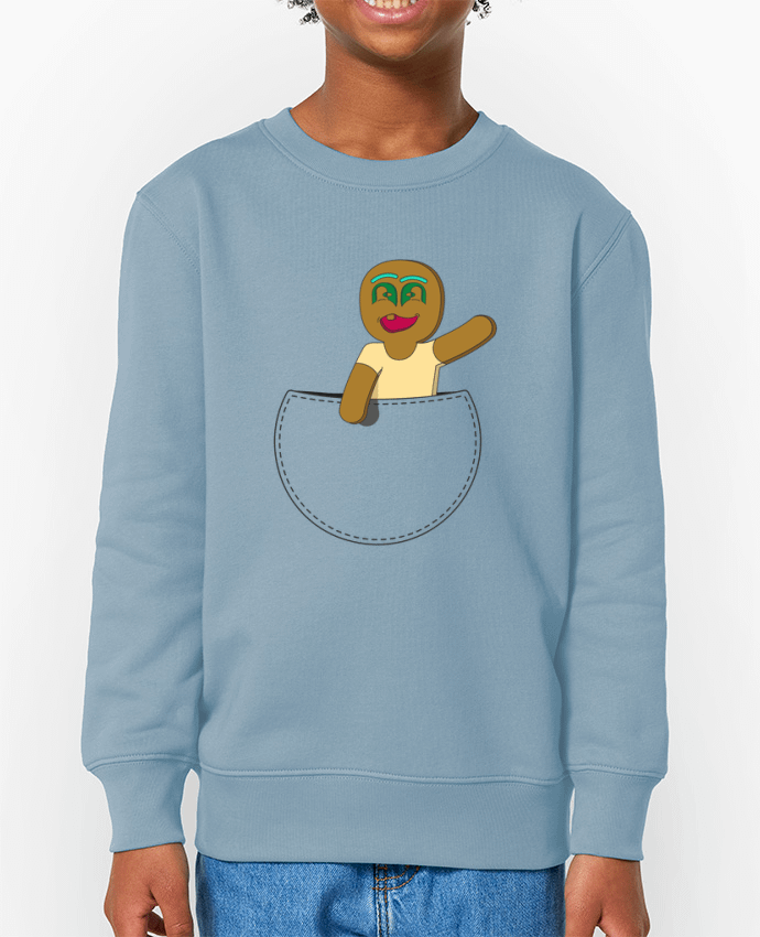 Sweat-shirt enfant COOKIE IN POCKET Par  Santiaguen