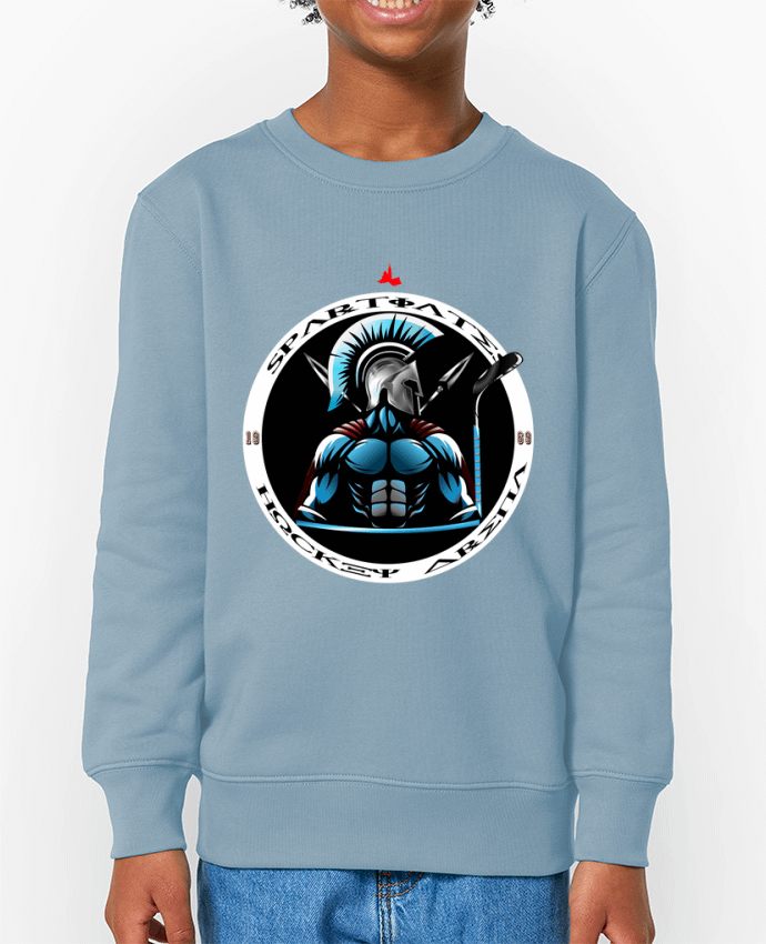 Sweat-shirt écoresponsable à col rond enfant Hockey player, Sbytiates HOCKEY ARENA - Marseille Par  Bobraïs