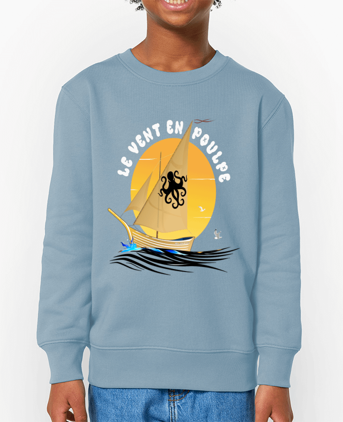 Sweat-shirt enfant Bateau à voile 