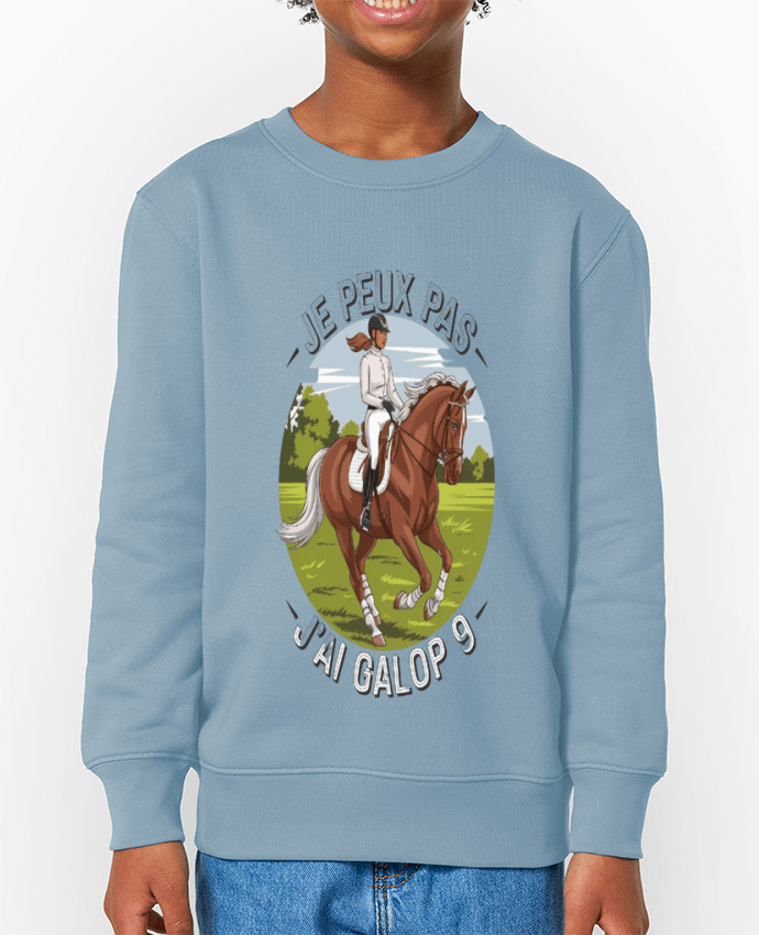 Sweat-shirt enfant je peux pas j'ai galop9 Par  bwilfy