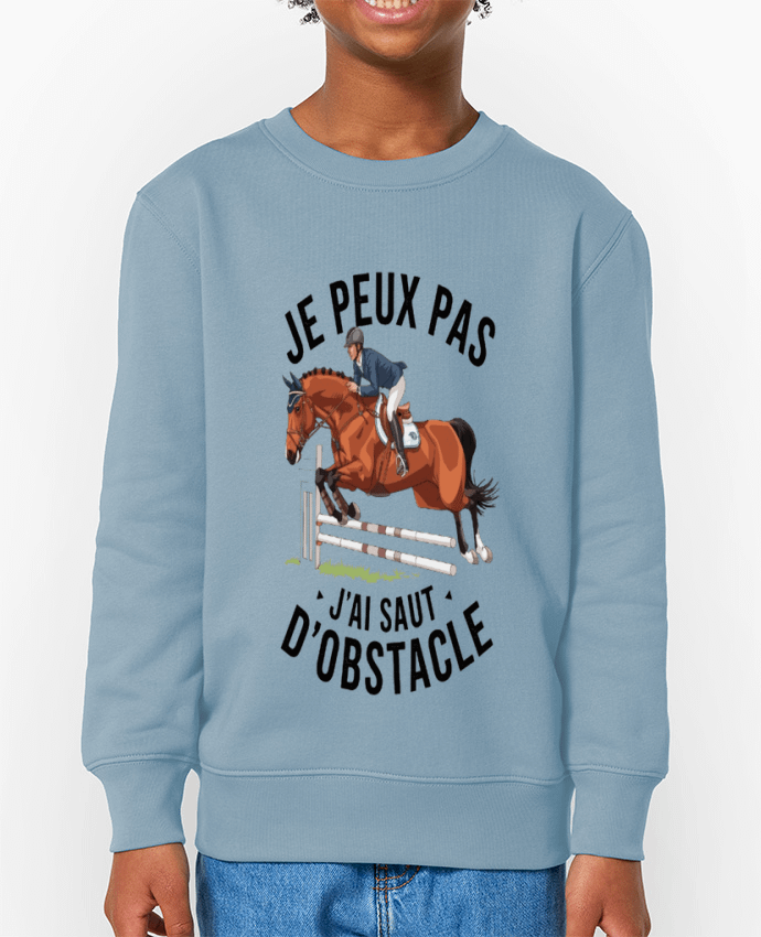 Sweat-shirt enfant je peux pas j'ai saut d'obstacle Par  bwilfy
