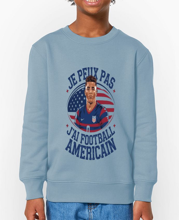 Sweat-shirt enfant je peux pas j'ai football américain Par  bwilfy