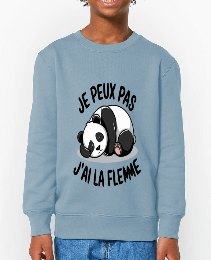 Sweat-shirt enfant je peux pas j'ai la flemme Par  bwilfy