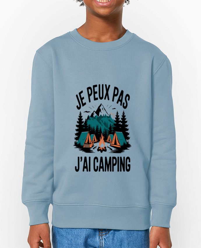 Sweat-shirt enfant je peux pas j'ai camping Par  bwilfy