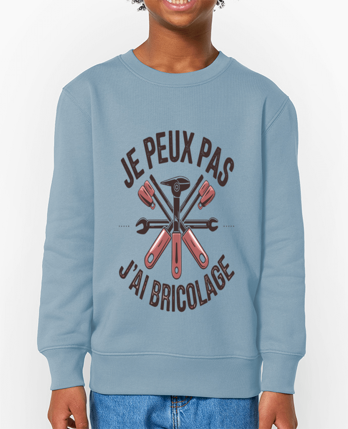 Sweat-shirt enfant je peux pas j'ai bricolage Par  bwilfy