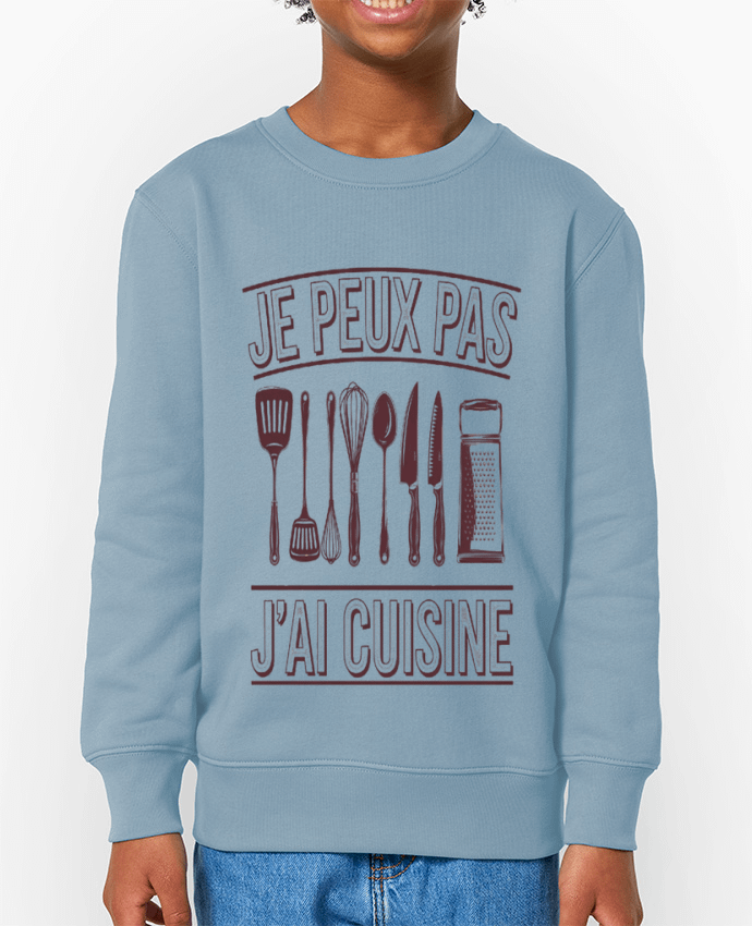 Sweat-shirt enfant je peux pas j'ai cuisine Par  bwilfy
