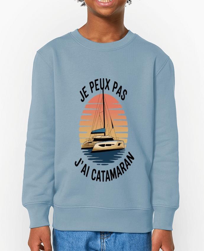 Sweat-shirt enfant je peux pas j'ai catamaran Par  bwilfy