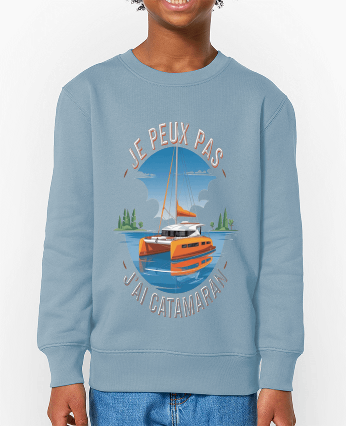 Sweat-shirt enfant je peux pas j'ai catamaran Par  bwilfy