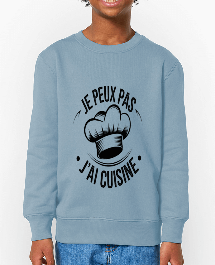 Sweat-shirt enfant je peux pas j'ai cuisine Par  bwilfy