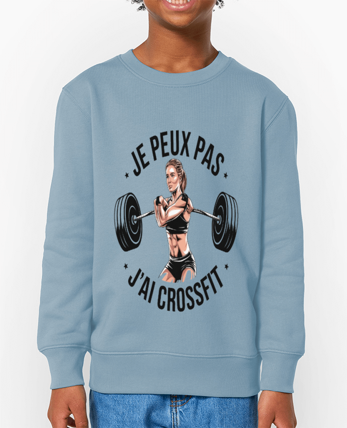 Sweat-shirt enfant je peux pas j'ai crossfit Par  bwilfy