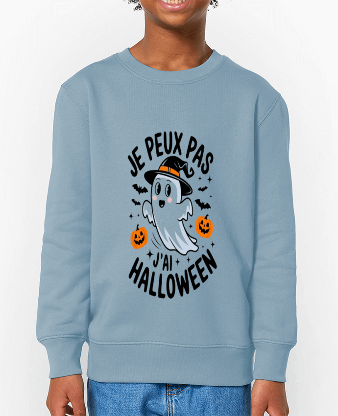 Sweat-shirt enfant je peux pas j'ai halloween Par  bwilfy
